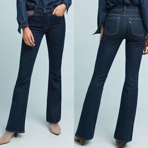 NEW Levi's Made & Crafted Stems Mid-Rise Blue Flare Jeans Size 28